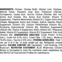 Blue Buffalo Wilderness Chicken Grain-Free Canned Cat Food 11 Blue Buffalo Wilderness Chicken Grain-Free Canned Cat Food -Blue Buffalo Shop 51556 PT2. AC SS1800 V1646779730