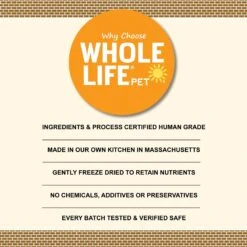 Whole Life Just One Ingredient Pure Chicken Breast Freeze-Dried Dog & Cat Treats 14 Whole Life Just One Ingredient Pure Chicken Breast Freeze-Dried Dog & Cat Treats -Blue Buffalo Shop 51689 PT5. AC SS1800 V1673891655