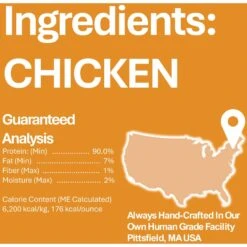 Whole Life Just One Ingredient Pure Chicken Breast Freeze-Dried Dog & Cat Treats 15 Whole Life Just One Ingredient Pure Chicken Breast Freeze-Dried Dog & Cat Treats -Blue Buffalo Shop 51689 PT6. AC SS1800 V1673892011