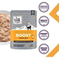 I And Love And You Feed Meow Boost Chicken Grain-Free Chunks In Gravy Wet Cat Food, 3-oz Pouch, Case Of 24 10 I And Love And You Feed Meow Boost Chicken Grain-Free Chunks In Gravy Wet Cat Food, 3-oz Pouch, Case Of 24 -Blue Buffalo Shop 517302 PT1. AC SS1800 V1686942134