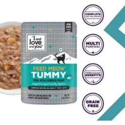 I And Love And You Feed Meow Tummy Tuna & Pumpkin Feast Grain-Free Chunks In Gravy Wet Cat Food, 3-oz Pouch, Case Of 24 10 I And Love And You Feed Meow Tummy Tuna & Pumpkin Feast Grain-Free Chunks In Gravy Wet Cat Food, 3-oz Pouch, Case Of 24 -Blue Buffalo Shop 517334 PT1. AC SS1800 V1686941160