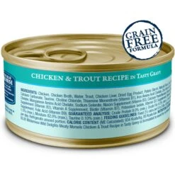 Blue Buffalo Wilderness Wild Delights Chicken & Trout In Tasty Gravy Grain-Free Canned Cat Food -Blue Buffalo Shop 51766 PT1. AC SS1800 V1646793098
