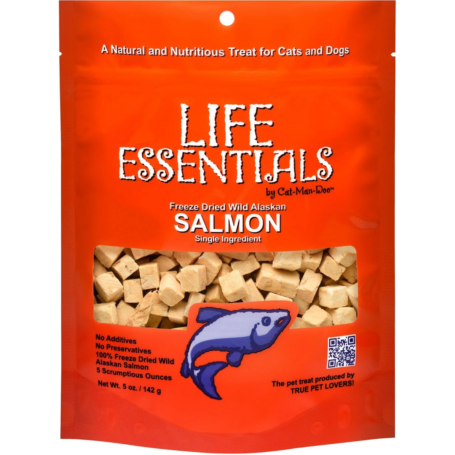 Cat-Man-Doo Life Essentials Wild Alaskan Salmon Freeze-Dried Cat & Dog Treats 3 Cat-Man-Doo Life Essentials Wild Alaskan Salmon Freeze-Dried Cat & Dog Treats