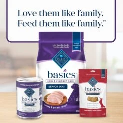 Blue Buffalo Basics Skin & Stomach Care Turkey & Potato Recipe Senior Dry Dog Food 19 Blue Buffalo Basics Skin & Stomach Care Turkey & Potato Recipe Senior Dry Dog Food -Blue Buffalo Shop 51892 PT8. AC SS1800 V1646270484