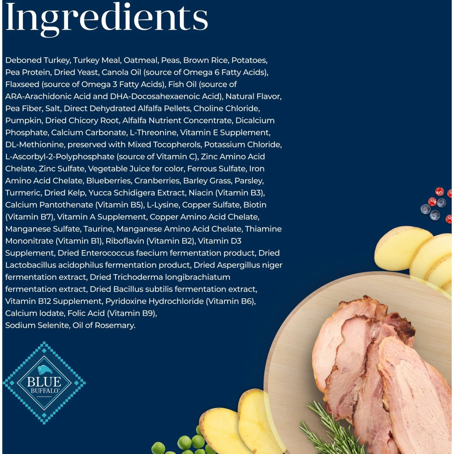 Blue Buffalo Basics Skin & Stomach Care Turkey & Potato Recipe Puppy Dry Dog Food 7 Blue Buffalo Basics Skin & Stomach Care Turkey & Potato Recipe Puppy Dry Dog Food - Image 5