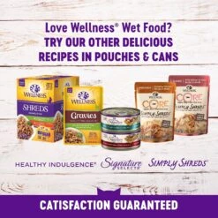 Wellness Cubed Salmon Dinner Morsels In Gravy Grain-Free Canned Cat Food -Blue Buffalo Shop 52113 PT6. AC SS1800 V1636500120