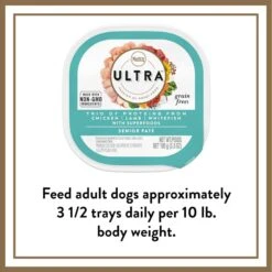 Nutro Ultra Grain-Free Trio Protein Chicken, Lamb & Whitefish Pate With Superfoods Senior Wet Dog Food Trays -Blue Buffalo Shop 52141 PT7. AC SS1800 V1702666402