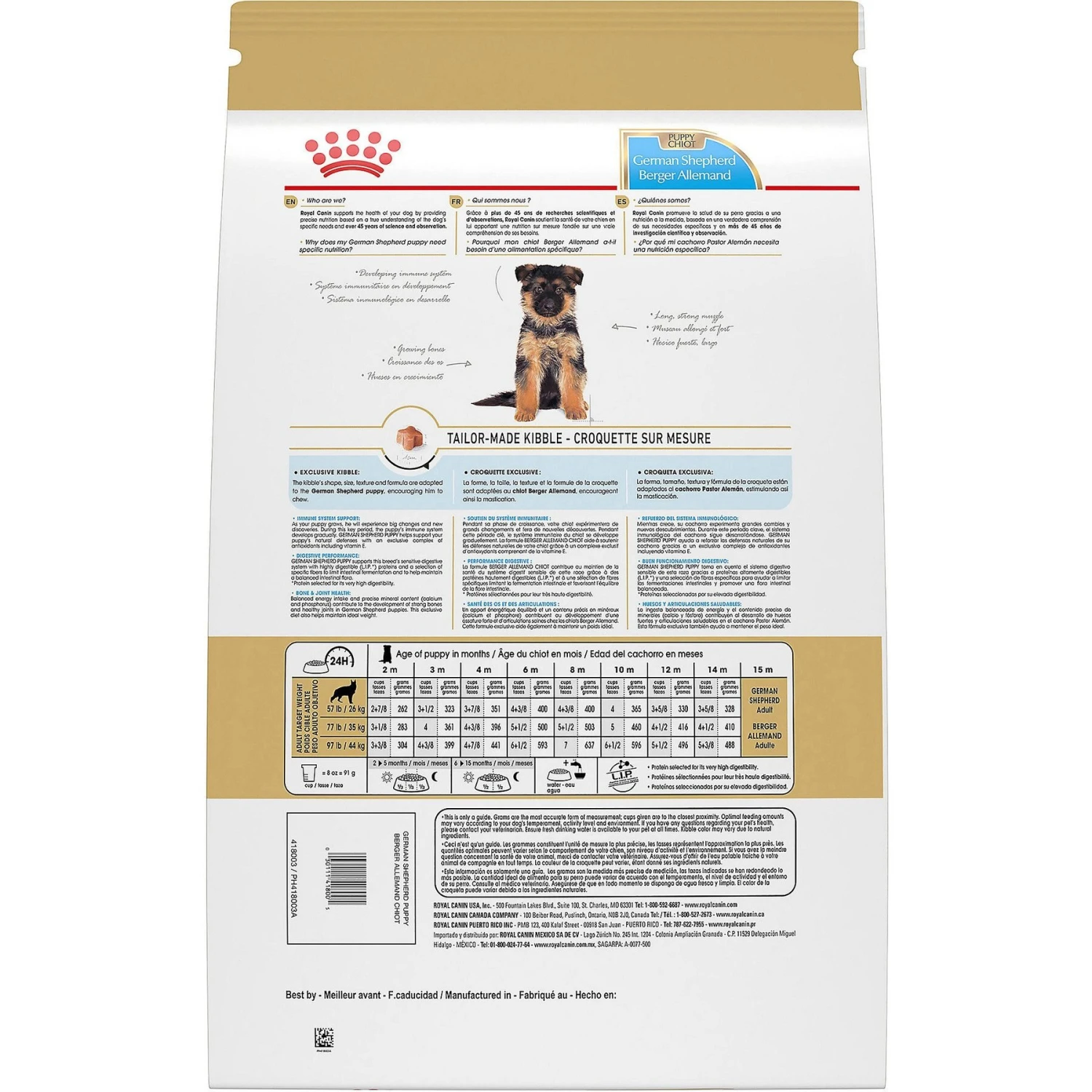 Royal Canin Breed Health Nutrition German Shepherd Puppy Dry Dog Food 5 Royal Canin Breed Health Nutrition German Shepherd Puppy Dry Dog Food - Image 3