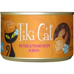 Tiki Cat Grill Ahi Tuna With Prawns In Tuna Consomme Grain-Free Canned Cat Food