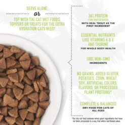 Tiki Cat Born Carnivore Grain-Free Trout & Menhaden Fish Meal Recipe Dry Cat Food -Blue Buffalo Shop 526054 PT2. AC SS1800 V1683313123