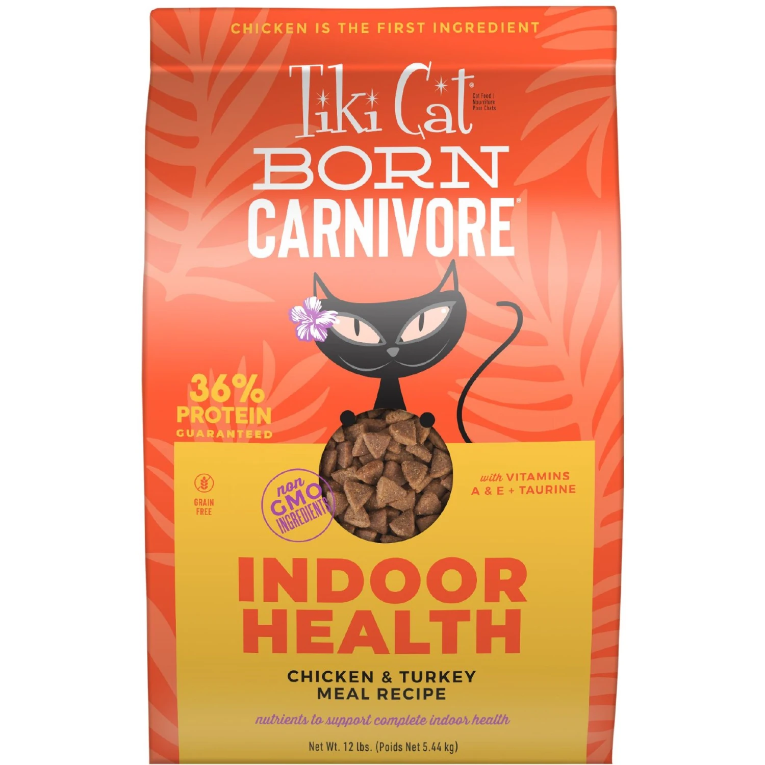 Tiki Cat Born Carnivore Grain-Free Chicken & Turkey Meal Recipe Dry Cat Food 3 Tiki Cat Born Carnivore Grain-Free Chicken & Turkey Meal Recipe Dry Cat Food