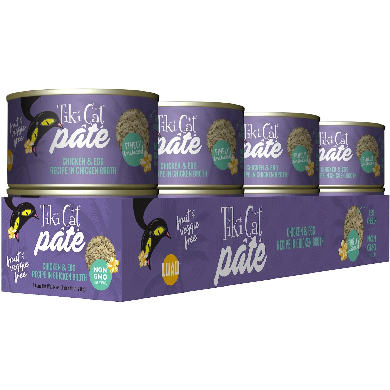 Tiki Cat Luau Chicken With Egg Pate Wet Cat Food 4 Tiki Cat Luau Chicken With Egg Pate Wet Cat Food - Image 2