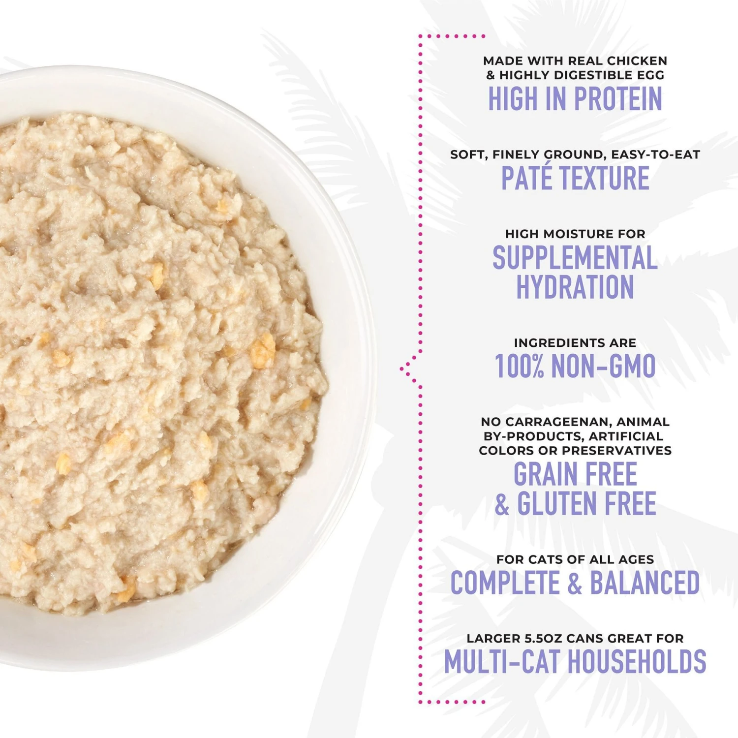 Tiki Cat Luau Chicken With Egg Pate Wet Cat Food 7 Tiki Cat Luau Chicken With Egg Pate Wet Cat Food - Image 5