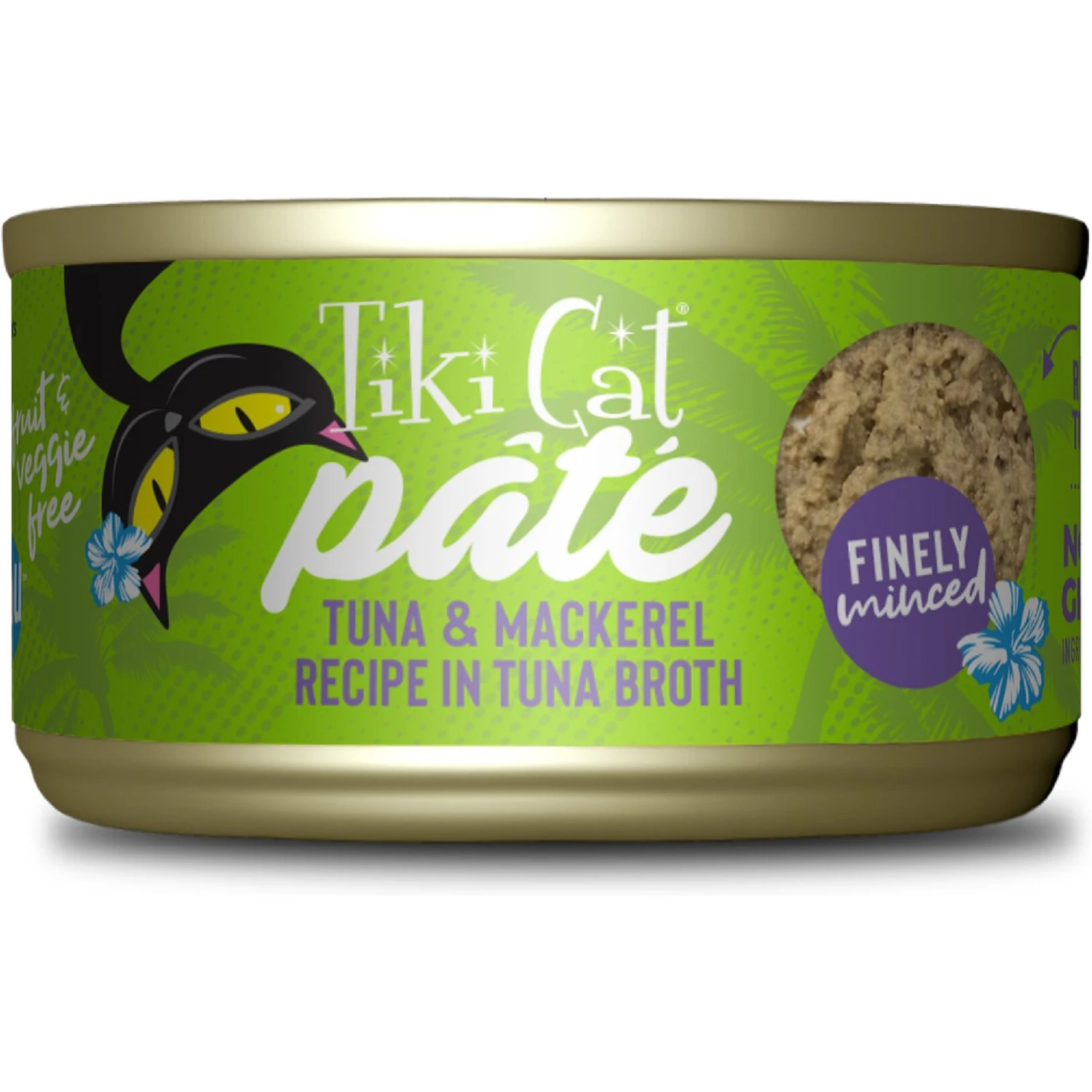 Tiki Cat Luau Ahi Tuna & Mackerel Pate Wet Cat Food 3 Tiki Cat Luau Ahi Tuna & Mackerel Pate Wet Cat Food