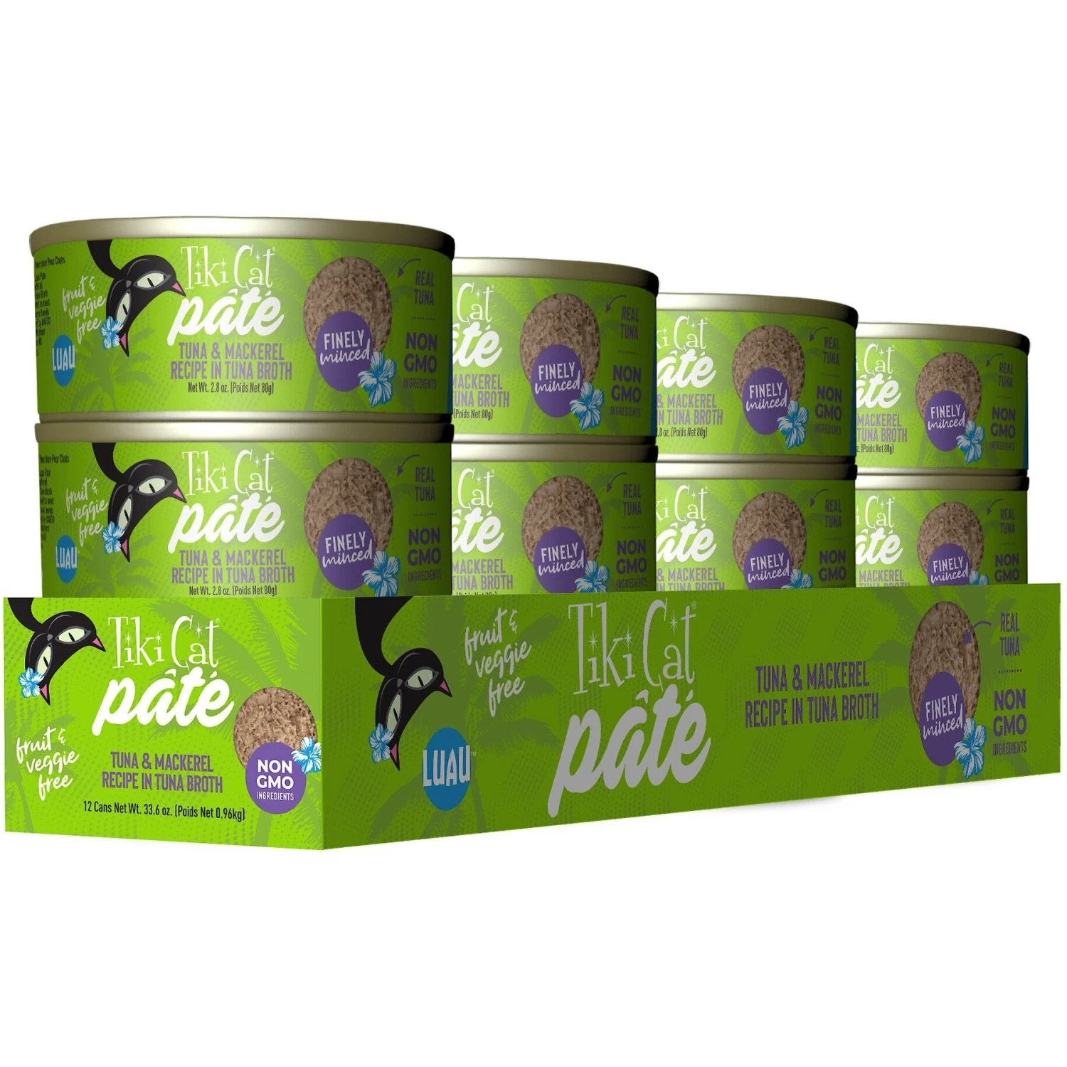 Tiki Cat Luau Ahi Tuna & Mackerel Pate Wet Cat Food 4 Tiki Cat Luau Ahi Tuna & Mackerel Pate Wet Cat Food - Image 2