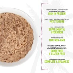 Tiki Cat Luau Ahi Tuna & Mackerel Pate Wet Cat Food 14 Tiki Cat Luau Ahi Tuna & Mackerel Pate Wet Cat Food -Blue Buffalo Shop 526254 PT4. AC SS1800 V1651525595