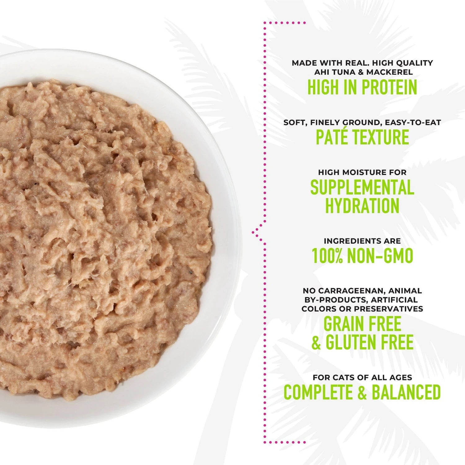 Tiki Cat Luau Ahi Tuna & Mackerel Pate Wet Cat Food 7 Tiki Cat Luau Ahi Tuna & Mackerel Pate Wet Cat Food - Image 5