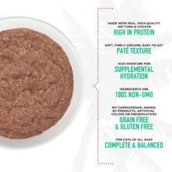 Tiki Cat Luau Ahi Tuna & Chicken Pate Wet Cat Food 14 Tiki Cat Luau Ahi Tuna & Chicken Pate Wet Cat Food -Blue Buffalo Shop 526278 PT4. AC SS1800 V1651679186