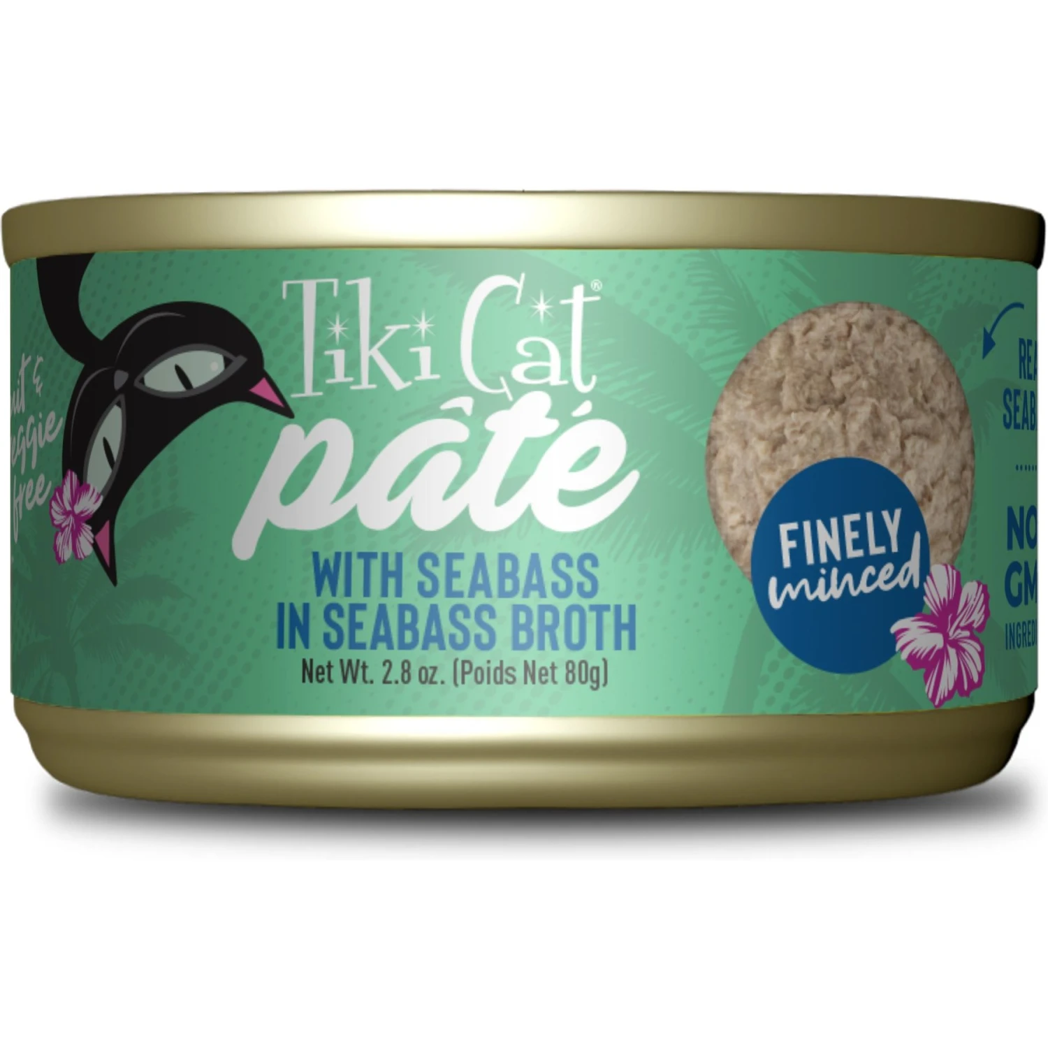 Tiki Cat Luau Seabass Pate Wet Cat Food 3 Tiki Cat Luau Seabass Pate Wet Cat Food