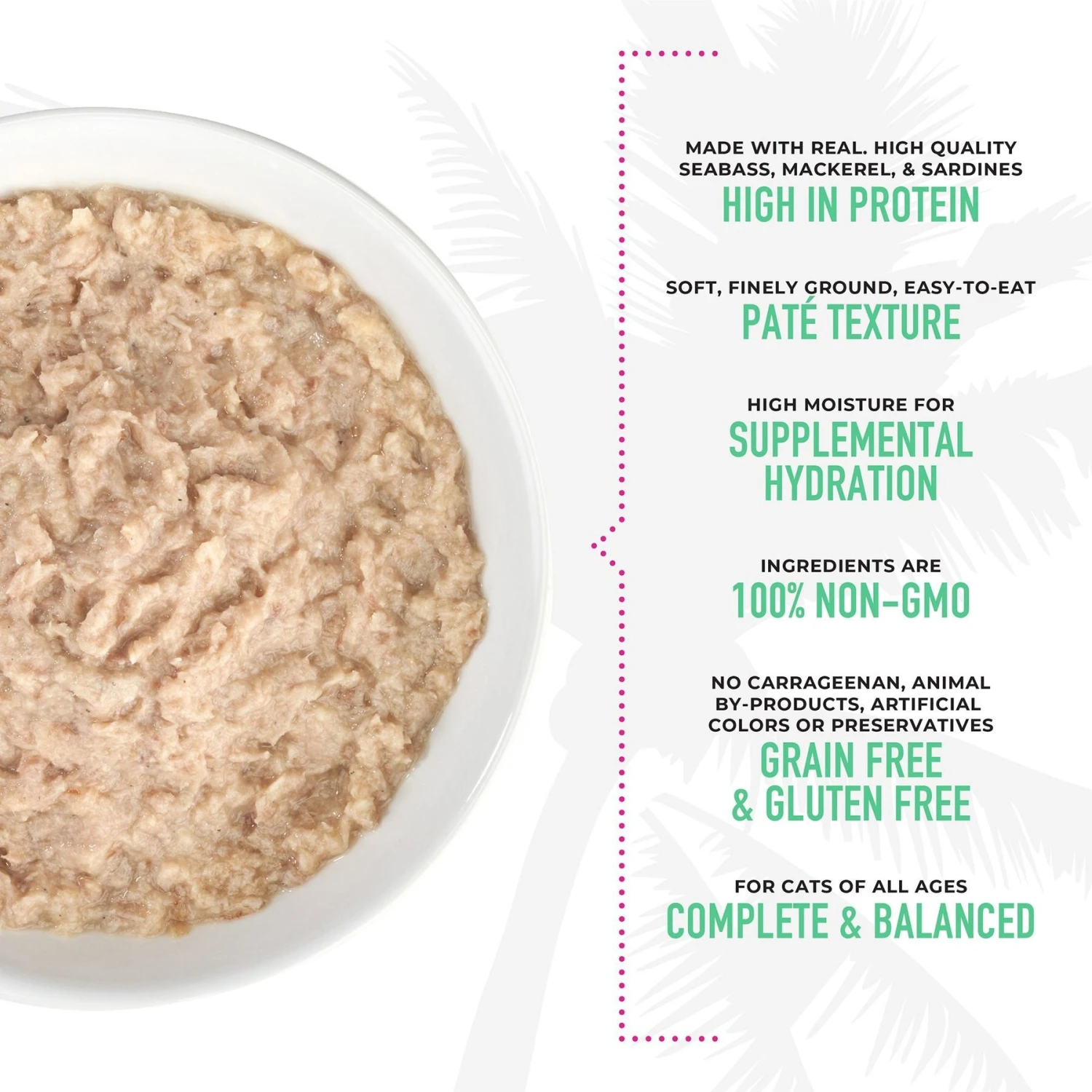 Tiki Cat Luau Seabass Pate Wet Cat Food 6 Tiki Cat Luau Seabass Pate Wet Cat Food - Image 4