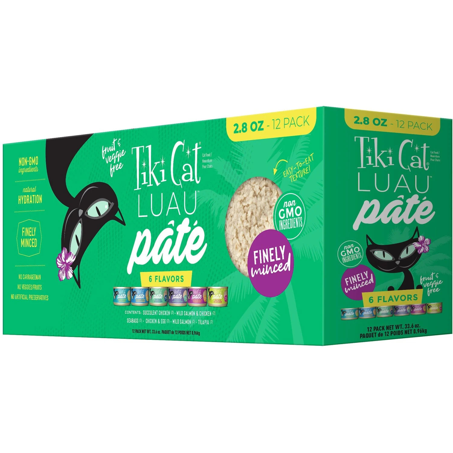 Tiki Cat Luau Variety Pack Pate Wet Cat Food 3 Tiki Cat Luau Variety Pack Pate Wet Cat Food