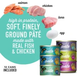 Tiki Cat Luau Variety Pack Pate Wet Cat Food 13 Tiki Cat Luau Variety Pack Pate Wet Cat Food -Blue Buffalo Shop 526350 PT3. AC SS1800 V1651542716