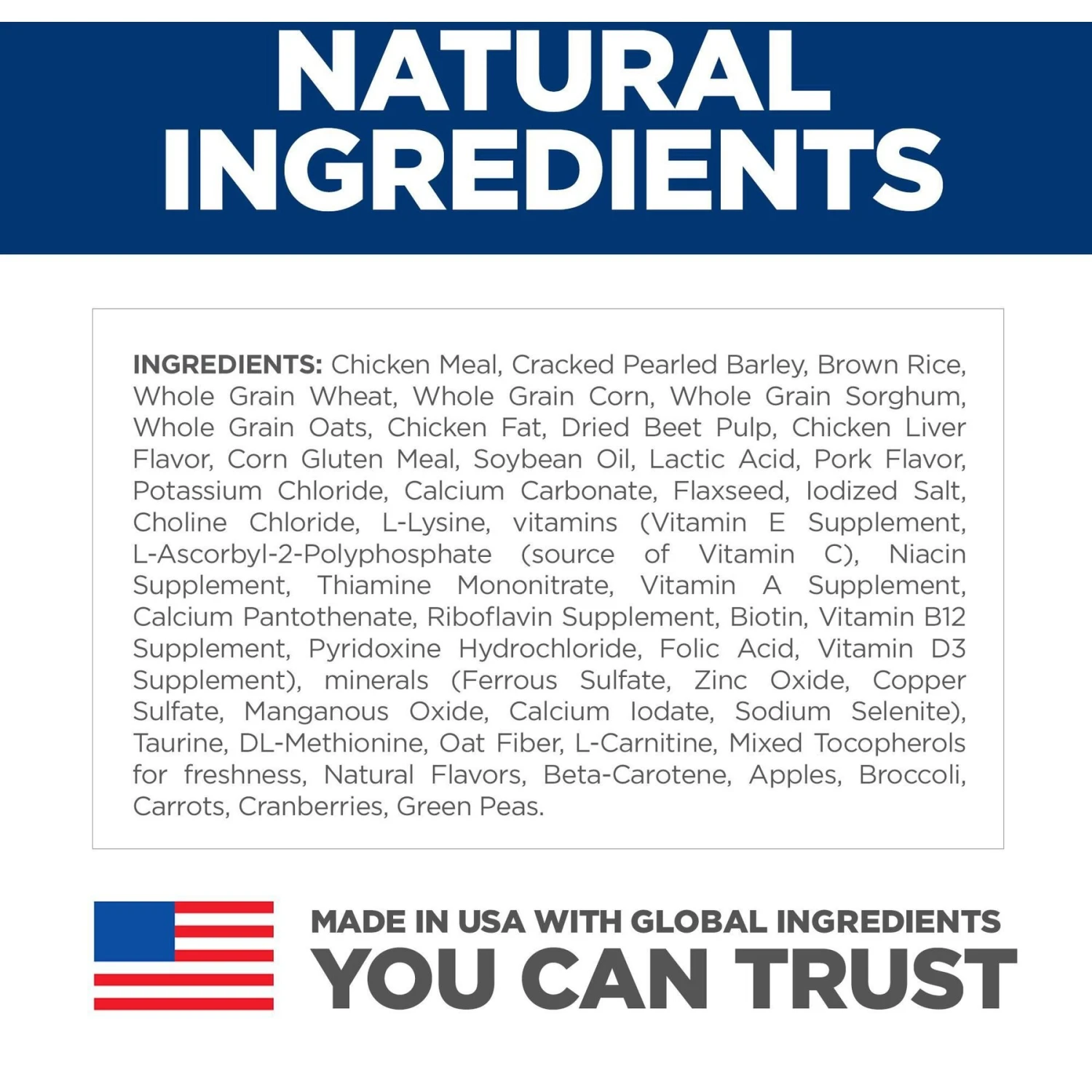 Hill's Science Diet Adult 7+ Small Bites Chicken Meal, Barley & Rice Recipe Dry Dog Food 8 Hill's Science Diet Adult 7+ Small Bites Chicken Meal, Barley & Rice Recipe Dry Dog Food - Image 6