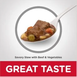 Hill's Science Diet Adult 7+ Savory Stew With Beef & Vegetables Canned Dog Food -Blue Buffalo Shop 52802 PT5. AC SS1800 V1598145698