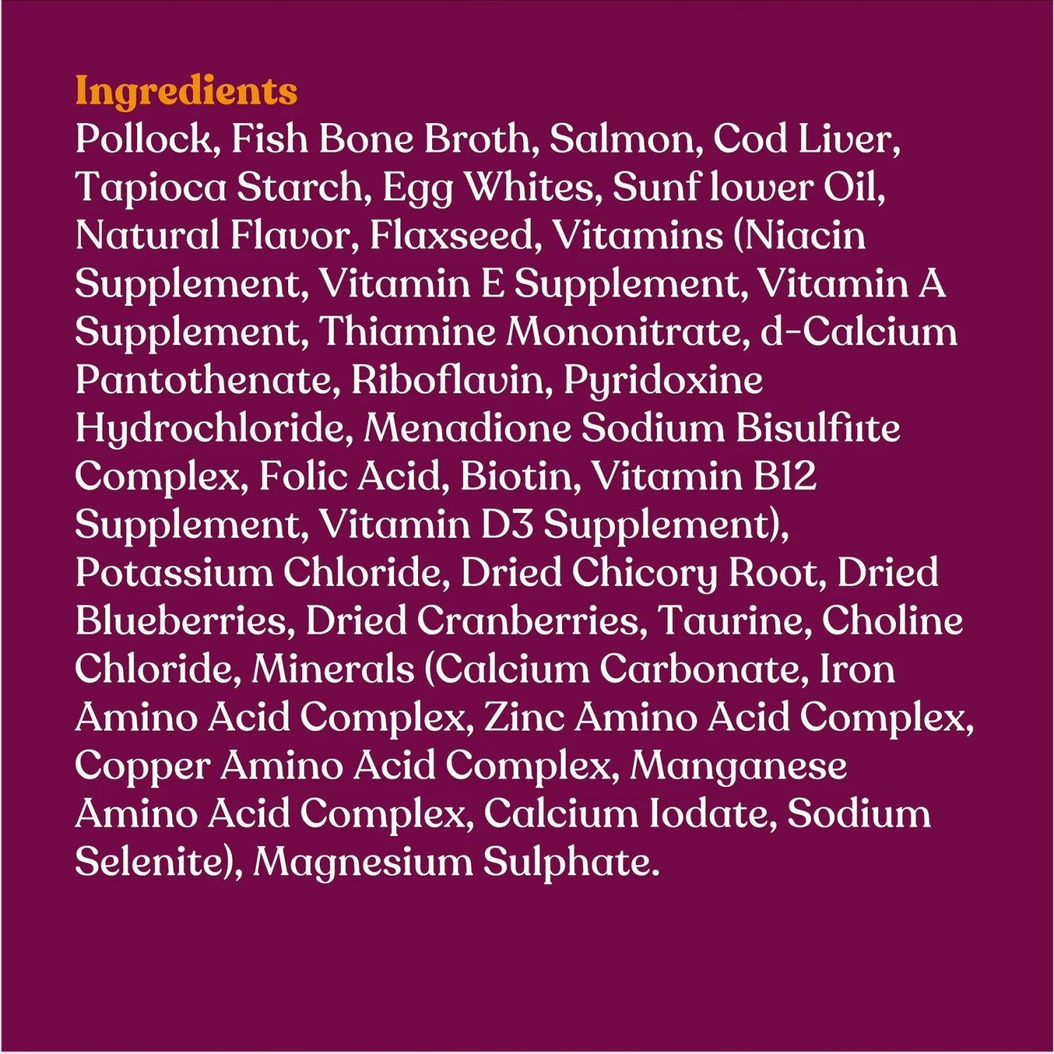 Made By Nacho Sustainably-Caught Pollock & Salmon Recipe In Bone Broth Pate Wet Cat Food 7 Made By Nacho Sustainably-Caught Pollock & Salmon Recipe In Bone Broth Pate Wet Cat Food - Image 5