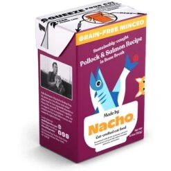 Made By Nacho Sustainably-Caught Pollock & Salmon Recipe In Bone Broth Minced Wet Cat Food -Blue Buffalo Shop 532838 PT1. AC SS1800 V1657658631