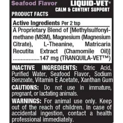 Liquid-Vet Calm & Content Support Seafood Flavor Liquid Calming Supplement For Cats, 8-oz Bottle 7 Liquid-Vet Calm & Content Support Seafood Flavor Liquid Calming Supplement For Cats, 8-oz Bottle -Blue Buffalo Shop 538318 PT1. AC SS1800 V1652452605