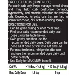 Liquid-Vet Calm & Content Support Seafood Flavor Liquid Calming Supplement For Cats, 8-oz Bottle 8 Liquid-Vet Calm & Content Support Seafood Flavor Liquid Calming Supplement For Cats, 8-oz Bottle -Blue Buffalo Shop 538318 PT2. AC SS1800 V1657658874