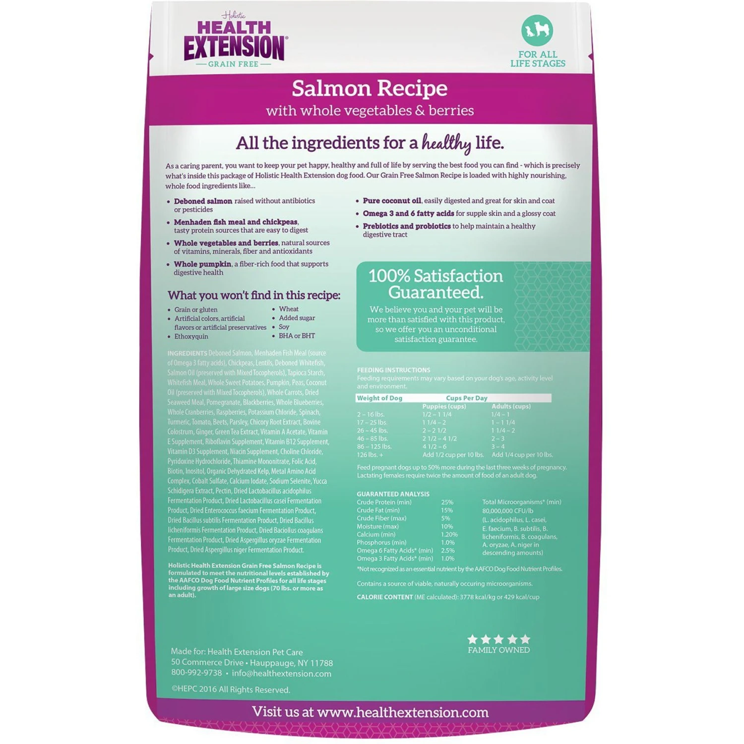 Health Extension Grain-Free Salmon Recipe Dry Dog Food & Health Extension Grain-Free Oven Baked Salmon Recipe With Kale Dog Treats 5 Health Extension Grain-Free Salmon Recipe Dry Dog Food & Health Extension Grain-Free Oven Baked Salmon Recipe With Kale Dog Treats - Image 3