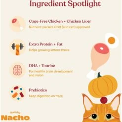 Made By Nacho Chicken Recipe Minced Wet Kitten Food, 3-oz Can, Case Of 24 15 Made By Nacho Chicken Recipe Minced Wet Kitten Food, 3-oz Can, Case Of 24 -Blue Buffalo Shop 554902 PT4. AC SS1800 V1699025548
