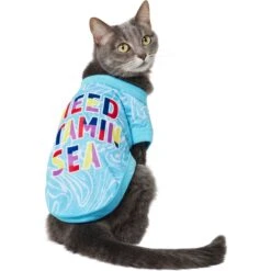 Frisco I Need Vitamin Sea Dog & Cat T-Shirt -Blue Buffalo Shop 556062 PT2. AC SS1800 V1674828705