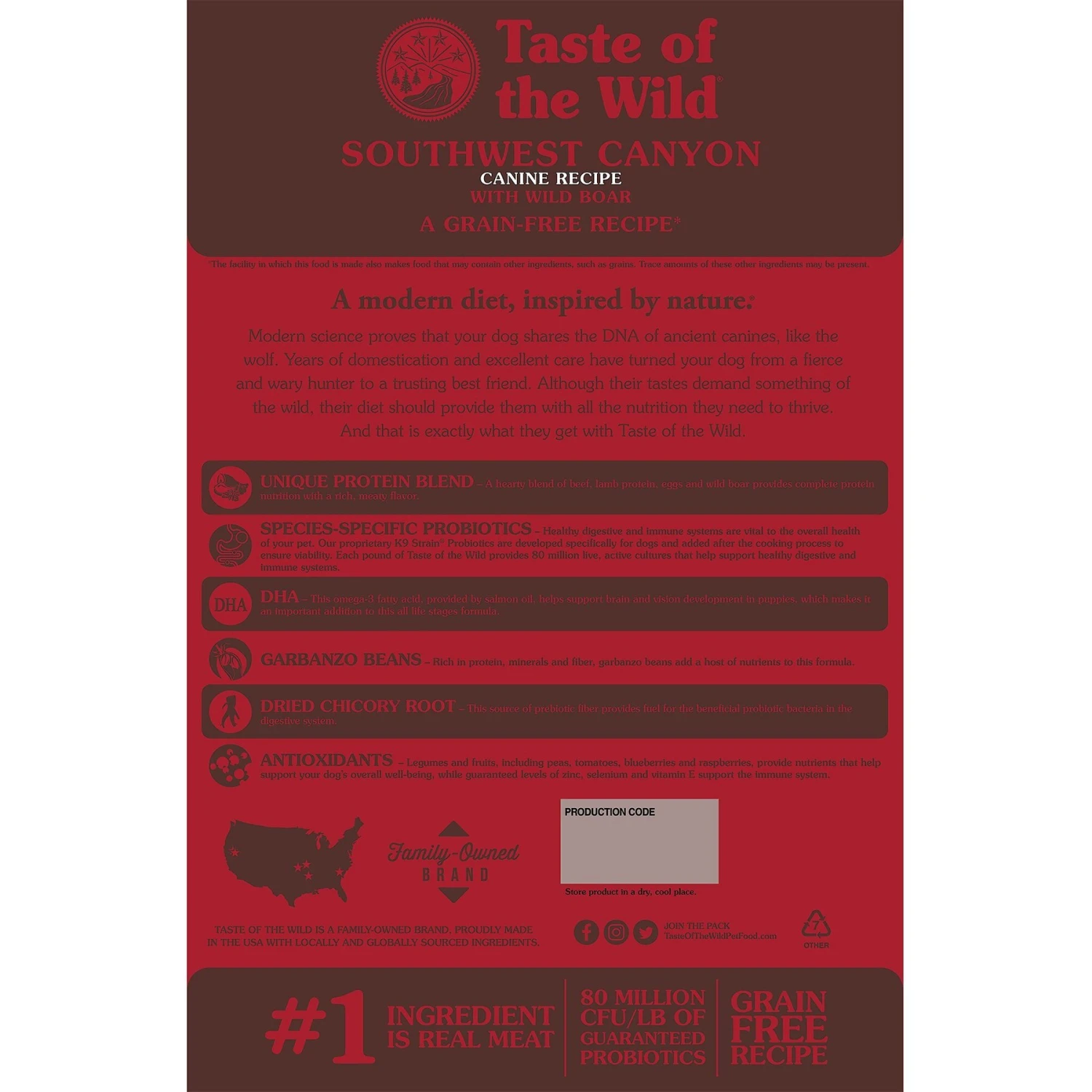 Taste Of The Wild Southwest Canyon Grain-Free Dry Dog Food 4 Taste Of The Wild Southwest Canyon Grain-Free Dry Dog Food - Image 2