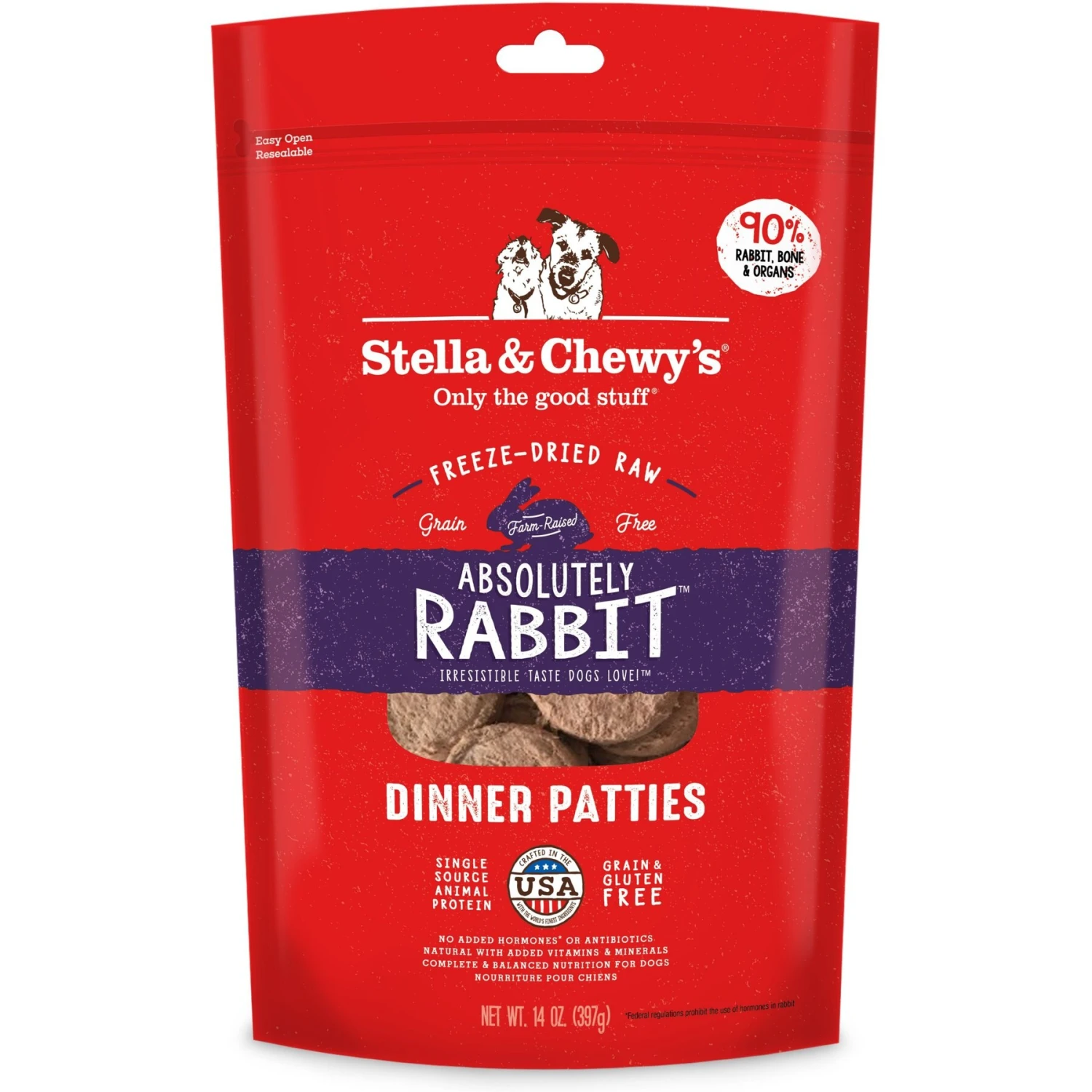 Stella & Chewy's Stella's Super Beef Dinner Patties Freeze-Dried Raw Dog Food & Stella & Chewy's Absolutely Rabbit Dinner Patties Freeze-Dried Raw Dog Food 4 Stella & Chewy's Stella's Super Beef Dinner Patties Freeze-Dried Raw Dog Food & Stella & Chewy's Absolutely Rabbit Dinner Patties Freeze-Dried Raw Dog Food - Image 2