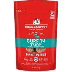 Stella & Chewy's Surf 'N Turf Dinner Patties Freeze-Dried Raw Dog Food & Stella & Chewy's Chewy's Chicken Dinner Patties Freeze-Dried Raw Dog Food -Blue Buffalo Shop 567334 PT5. AC SS1800 V1657659925