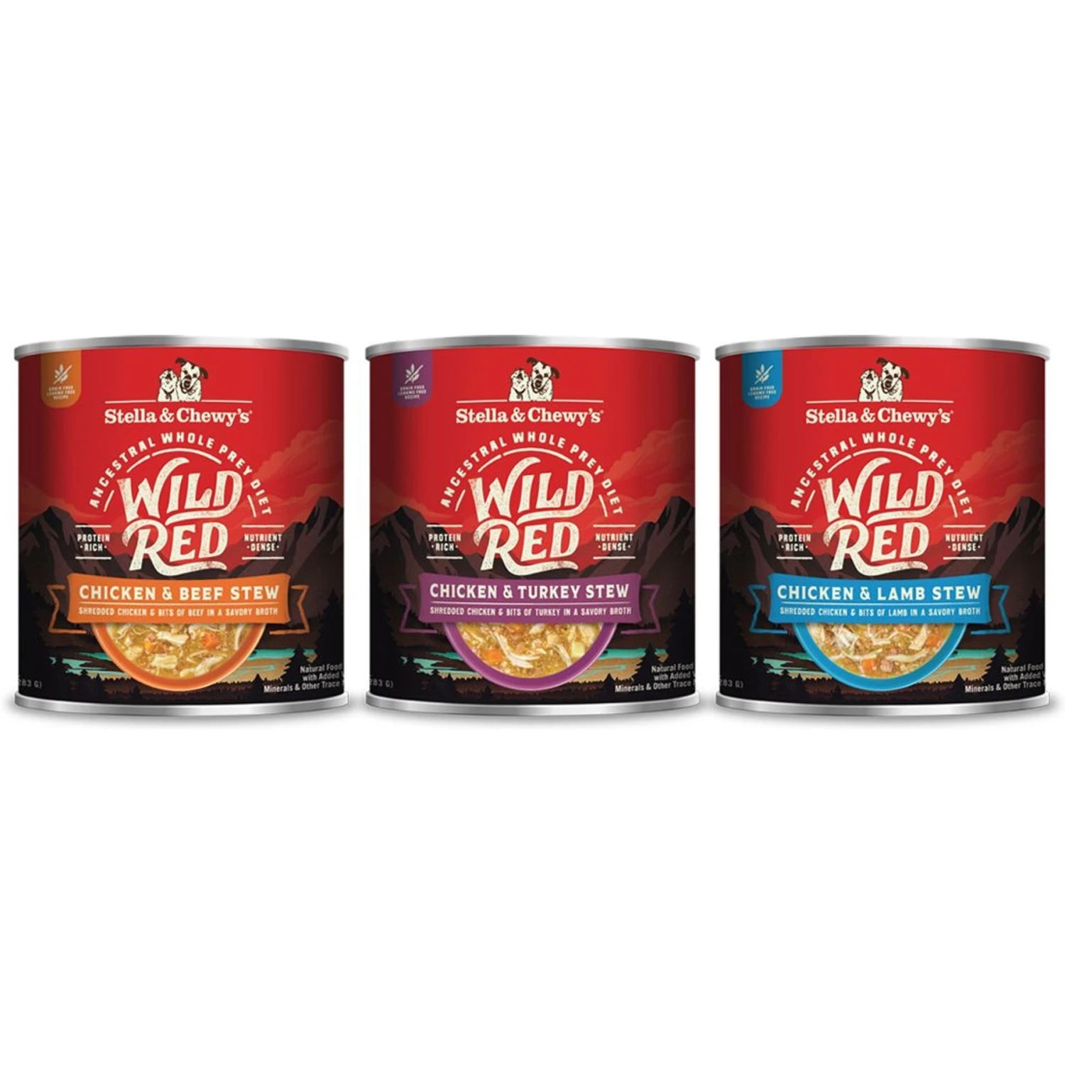 Stella & Chewy's Wild Red Variety Pack Grain-Free Wet Dog Food & Stella & Chewy's Duck Duck Goose Meal Mixers Freeze-Dried Raw Dog Food Topper 6 Stella & Chewy's Wild Red Variety Pack Grain-Free Wet Dog Food & Stella & Chewy's Duck Duck Goose Meal Mixers Freeze-Dried Raw Dog Food Topper - Image 4