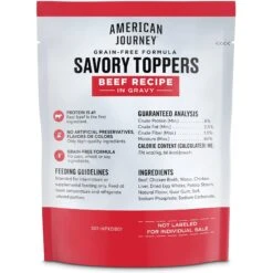 American Journey Savory Toppers Beef Recipe In Gravy Grain-Free Dog Food Topper, 3-oz Pouches, Case Of 24 & American Journey Savory Toppers Chicken Recipe In Gravy Grain-Free Dog Food Topper, 3-oz Pouches, Case Of 24 -Blue Buffalo Shop 570062 PT2. AC SS1800 V1657660053