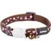 Red Dingo Spots Nylon Breakaway Cat Collar With Bell -Blue Buffalo Shop 57572 MAIN. AC SS1800 V1684886989