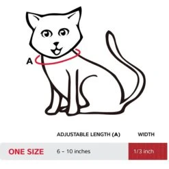 Red Dingo Nylon Breakaway Kitten Collar 13 Red Dingo Nylon Breakaway Kitten Collar -Blue Buffalo Shop 57592 PT5. AC SS1800 V1684886528