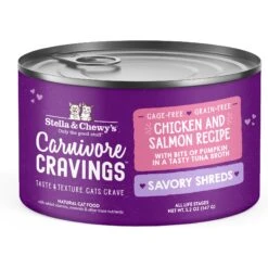 Stella & Chewy's Savory Shreds Chicken & Salmon Flavored Shredded Wet Cat Food