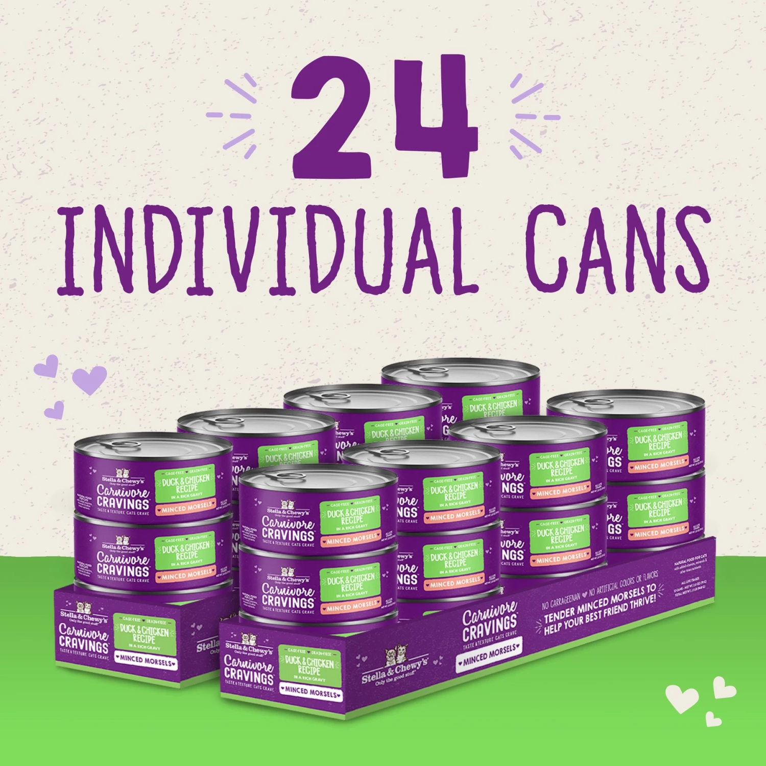 Stella & Chewy's Stella & Chewy's Carnivore Cravings Cage-Free Duck & Chicken Flavored Minced Wet Cat Food 7 Stella & Chewy's Stella & Chewy's Carnivore Cravings Cage-Free Duck & Chicken Flavored Minced Wet Cat Food - Image 5