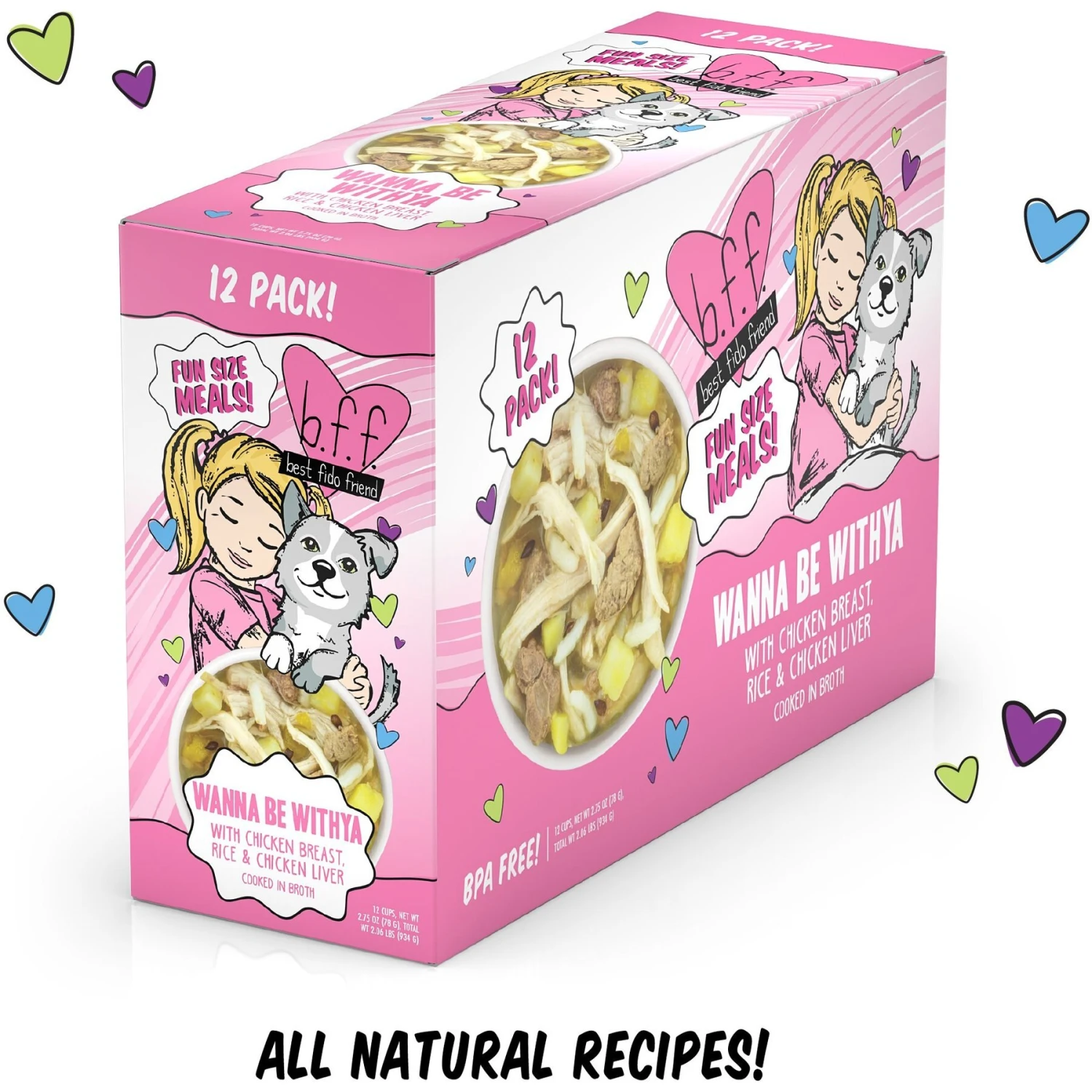 Weruva Best Fido Friend Fun Size Meals Wanna Be Withya Wet Dog Food, 2.75-oz Cup, Case Of 12 4 Weruva Best Fido Friend Fun Size Meals Wanna Be Withya Wet Dog Food, 2.75-oz Cup, Case Of 12 - Image 2