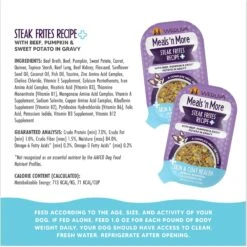 Weruva Meals 'n More Natural Wet Dog Food, Steak Frites Dinner Plus Skin & Coat Health, 3.5-oz Cup, 12 Count 14 Weruva Meals 'n More Natural Wet Dog Food, Steak Frites Dinner Plus Skin & Coat Health, 3.5-oz Cup, 12 Count -Blue Buffalo Shop 578382 PT3. AC SS1800 V1695931859