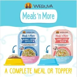 Weruva Meals 'n More Natural Wet Dog Food, Steak Frites Dinner Plus Skin & Coat Health, 3.5-oz Cup, 12 Count 17 Weruva Meals 'n More Natural Wet Dog Food, Steak Frites Dinner Plus Skin & Coat Health, 3.5-oz Cup, 12 Count -Blue Buffalo Shop 578382 PT6. AC SS1800 V1695845854