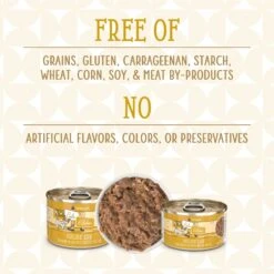 Weruva Cats In The Kitchen Goldie Lox Chicken & Salmon Au Jus Grain-Free Canned Cat Food -Blue Buffalo Shop 58942 PT4. AC SS1800 V1702597892