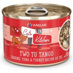 Weruva Cats In The Kitchen Two Tu Tango Sardine, Tuna & Turkey Au Jus Grain-Free Canned Cat Food