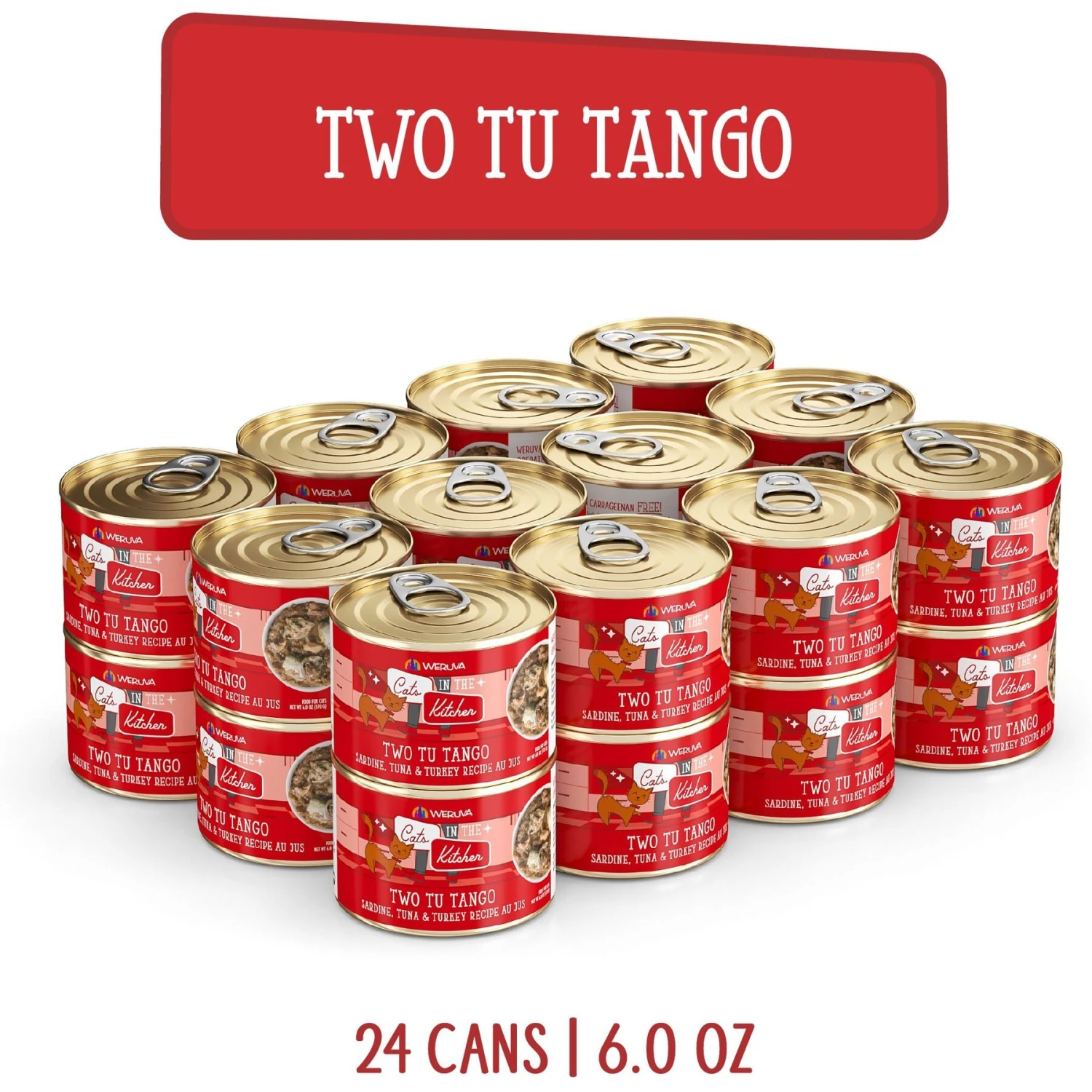 Weruva Cats In The Kitchen Two Tu Tango Sardine, Tuna & Turkey Au Jus Grain-Free Canned Cat Food 5 Weruva Cats In The Kitchen Two Tu Tango Sardine, Tuna & Turkey Au Jus Grain-Free Canned Cat Food - Image 3